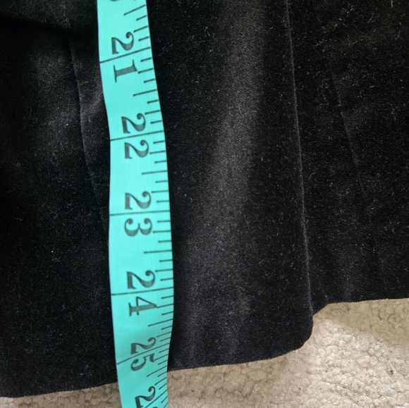 ZARA Black Velvet Blazer With Satin Lined Lapel. Size Medium - Picture 16 of 16